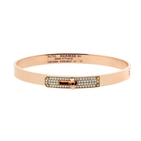 rose gold hermes bangle|authentic Hermes bangle.